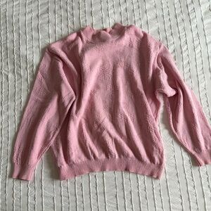 Parkhurst Women's Soft Pink Mock Neck Sweater